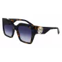 LONGCHAMP LO734S-430 Naiste geomeetrilised päikeseprillid Havana atsetaat Gradient pruun lääts 53mm