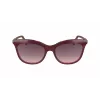 Longchamp LO738S Naiste Päikeseprillid – Havana atsetaatraam, pruuni gradiendi läätsed, UV400, 53/18/140 mm
