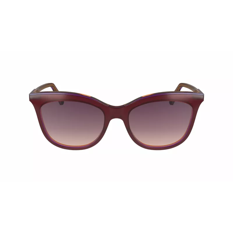 Longchamp LO738S Naiste Päikeseprillid – Havana atsetaatraam, pruuni gradiendi läätsed, UV400, 53/18/140 mm