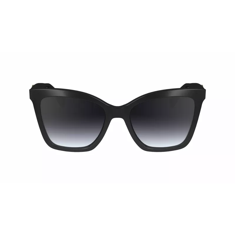 LONGCHAMP LO742S-001 Naiste päikeseprillid - Must raam, gradienthallid läätsed, 54mm