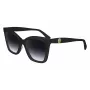 LONGCHAMP LO742S-001 Naiste päikeseprillid - Must raam, gradienthallid läätsed, 54mm
