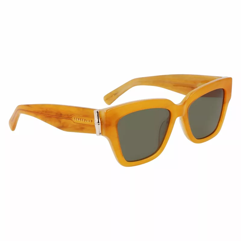 Longchamp LO745S-741 naiste päikeseprillid Havana atsetaat ruudukujuline 53mm
