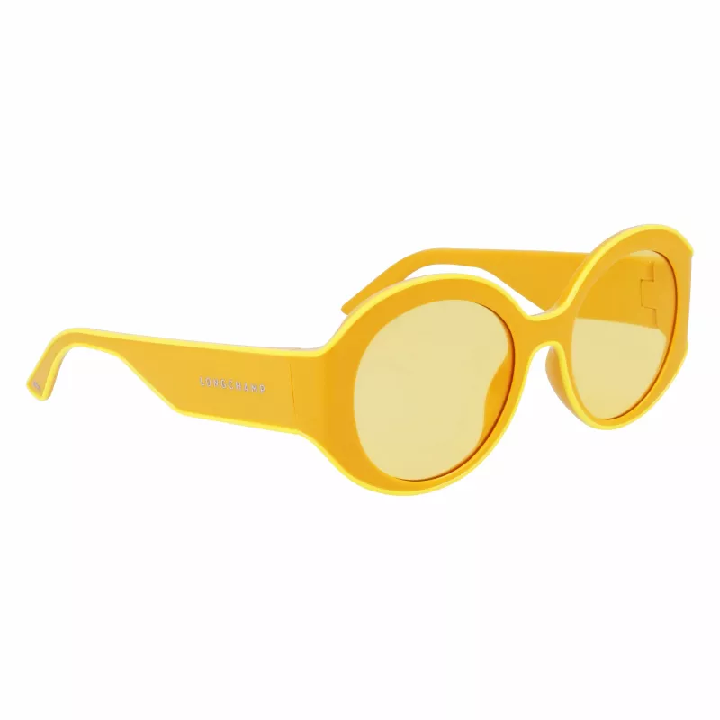 LONGCHAMP LO758S-741 Naiste ruudukujulised atsetaatpäikeseprillid Havana pruun gradient 53mm