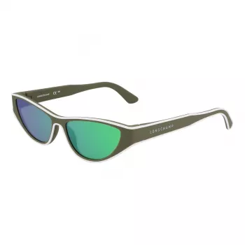 Longchamp LO761S5615318 Naiste Päikeseprillid Havana Atsetaatraam Pruuni Gradientklaasiga 56/15/140 mm