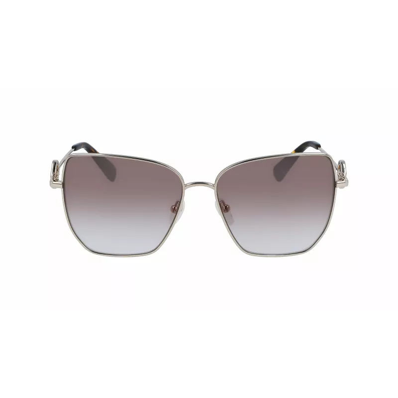 LONGCHAMP Naiste LO169S5815724 Kassisilma Päikeseprillid Havana Pruun Gradient 58mm