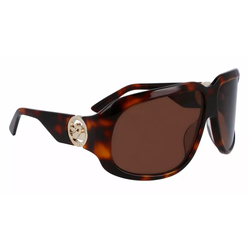 Longchamp Women's Sunglasses LO736S-230 - Havana Acetate Frame with Brown Gradient Lenses, 67/11/125 mm