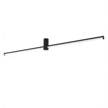 Longo 23W LED laelamp must 3000K soe valge 1840lm ruudukujuline pinnale paigaldatav