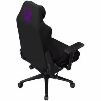 LORGAR CHA41 Ergonoomiline mängutool Advanced, Premium plekikindel kangas, must/lilla