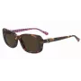 LOVE MOSCHINO Naiste MOL060S05L557 Päikeseprillid - Havana atsetaatraam, pruunid polükarbonaat läätsed, 55/14/145 mm