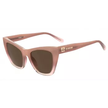LOVE MOSCHINO Naiste päikeseprillid MOL070-S-FWM Havana/Pruun Gradient 53mm