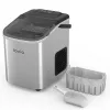 Lovio LVIM001SL Crystal Ice kodune jäävalmistaja - 12 kg/24h, 2,2L paak, hõbedane/must