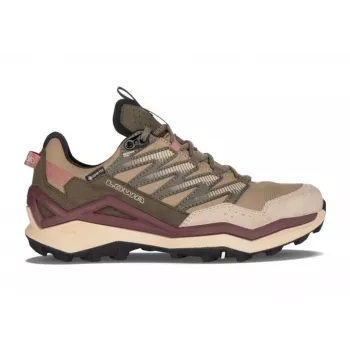 LOWA Maddox PRO GTX Lo naiste matkajalatsid Desert/Old Rose