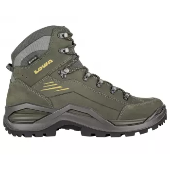 LOWA Renegade EVO GTX Mid Olive/Mustard – Naiste matkasaapad GORE-TEX ja nubuknahaga