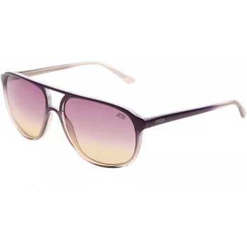 LOZZA SL1872 Unisex Päikeseprillid - Must raam, Hall lääts - 58/15/140 mm