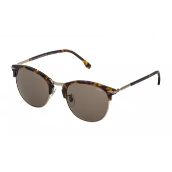 LOZZA SL2293M5208FT Unisex Päikeseprillid Havana Atsetaatraamiga Hall Gradientklaasiga 52/21/140 mm