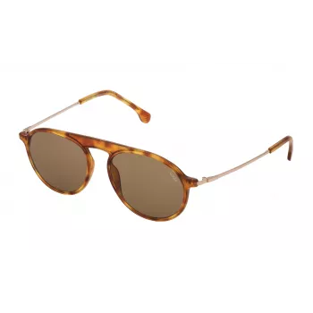 LOZZA SL4206M550711 Unisex Päikeseprillid Havana Raam Roheline Lääts 55/17/140 mm