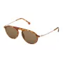 LOZZA SL4206M550711 Unisex Päikeseprillid Havana Raam Roheline Lääts 55/17/140 mm