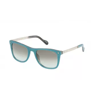 LOZZA Unisex ristkülikukujulised päikeseprillid SL4035M5306DK - Pruun Havana atsetaatraamiga, pruunide gradientpolükarbonaatklaasidega, UV400 kaitse, 53 mm klaasi laius