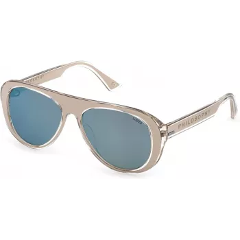 LOZZA Women SL4255V56880X Päikeseprillid Havana atsetaatraamiga Pruuni gradiendiga läätsed 56mm