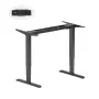 LUMI LEGEND CORPORATION HS084981 elektriline seisulaua raam - must, kõrgus reguleeritav 620-1250mm, kahe mootoriga, 120kg, ilma lauaplaadita