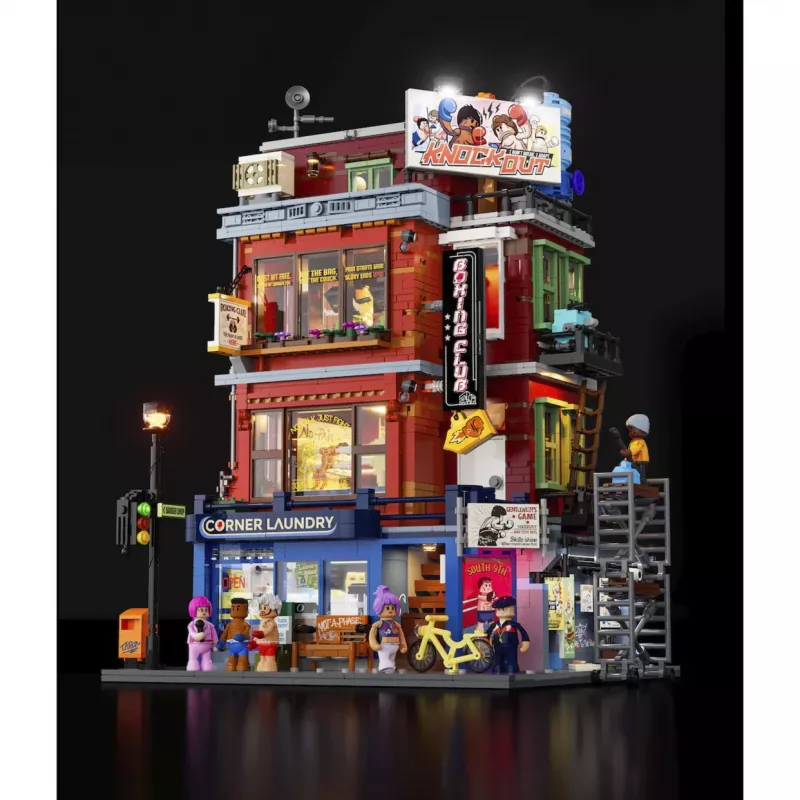 Lumibricks Boxclub LED-valgustuskomplekt LEGO 10274 Haunted House'ile