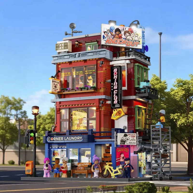 Lumibricks Boxclub LED-valgustuskomplekt LEGO 10274 Haunted House'ile