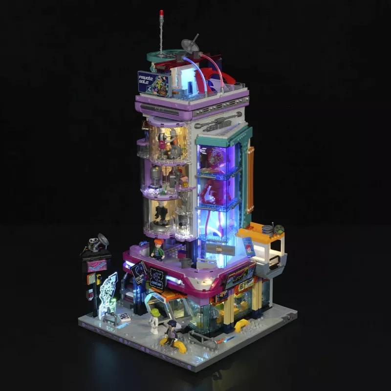 Lumibricks Cyberpunk Neoncity Cyber Couture Galleria LED-valgustuskomplekt