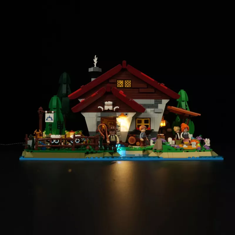 Lumibricks LED-valgustuskomplekt LEGO Ideas A-Frame Cabin (komplekt 21338) - Shepherd's Hut