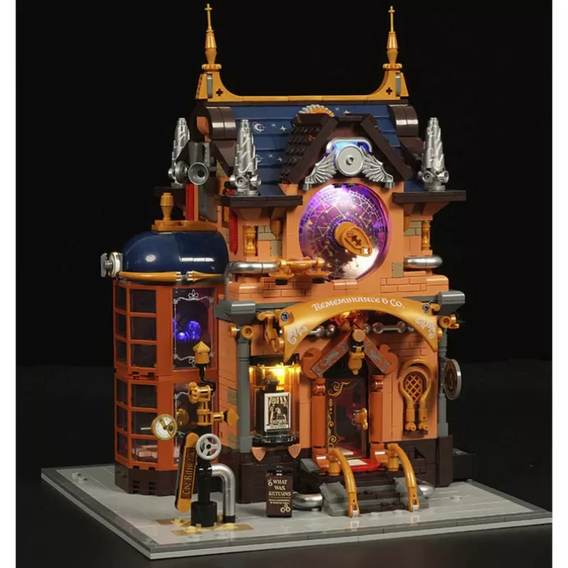 Lumibricks Steampunk Memory Shop DIY Miniatuurne Nukumaja Komplekt