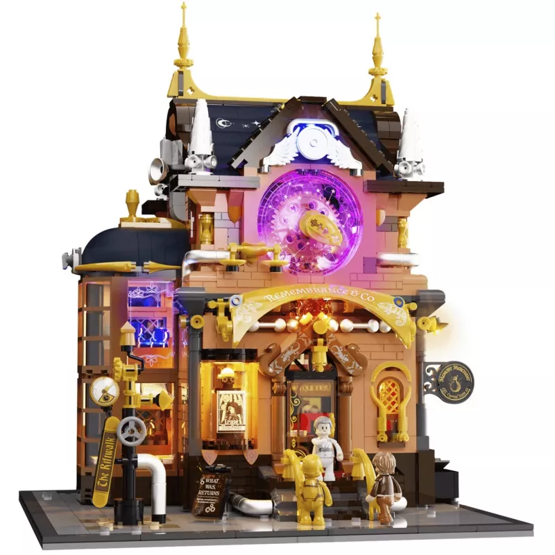 Lumibricks Steampunk Memory Shop DIY Miniatuurne Nukumaja Komplekt