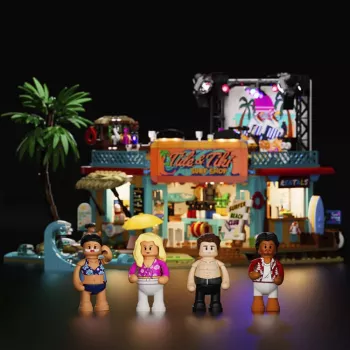 Lumibricks Surfshop Light-Up Building Blocks Set
