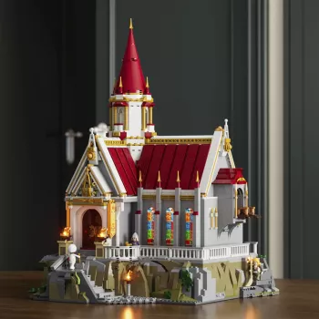Lumibricks Treasure Chamber of the Royal Castle Building Set with LED Lights (985 Pieces)