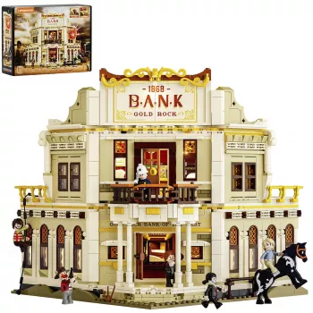 Lumibricks Western Bank Heist Ehituskomplekt 1050 Tükki