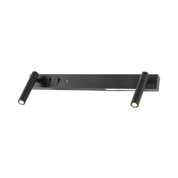 Luminaire seinavalgusti 6+6W USB LED 660lm must