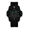 LUMINOX Atacama Field Automatic 1900 Series X2.2057 meeste käekell 44mm musta numbrilaual ja musta nahkrihmaga