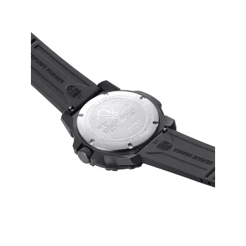 Luminox Atacama Field Day Date XL.3321 meeste käekell 45mm musta numbrilaual ja musta nahkrihmaga