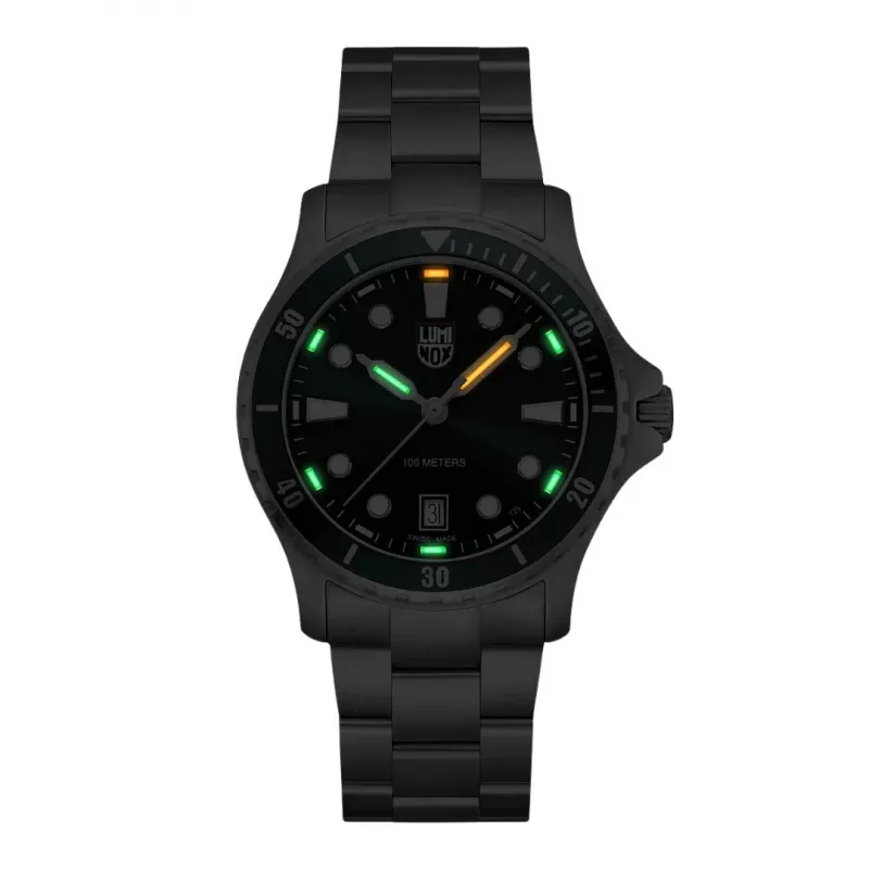 LUMINOX meeste käekell XS.0957 42mm Šveitsi kvarts roheline sihverplaat nailonist rihm