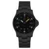 LUMINOX XS.0941 Atacama Field Automatic 1940 Series Watch 44mm Black Dial Leather Strap