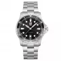 LUMINOX XS.0941 Atacama Field Automatic 1940 Series Watch 44mm Black Dial Leather Strap