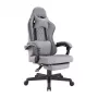 LUMIVIDA HS084714 Ergonoomiline mängutool pea- ja nimmetoega, must/punane, PU-nahk, 90-155° kallutus, 150 kg kandevõime