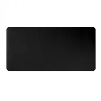 LUMIVIDA suur PVC nahast hiirematt libisemiskindla kummist alusega, 1200x600mm, must