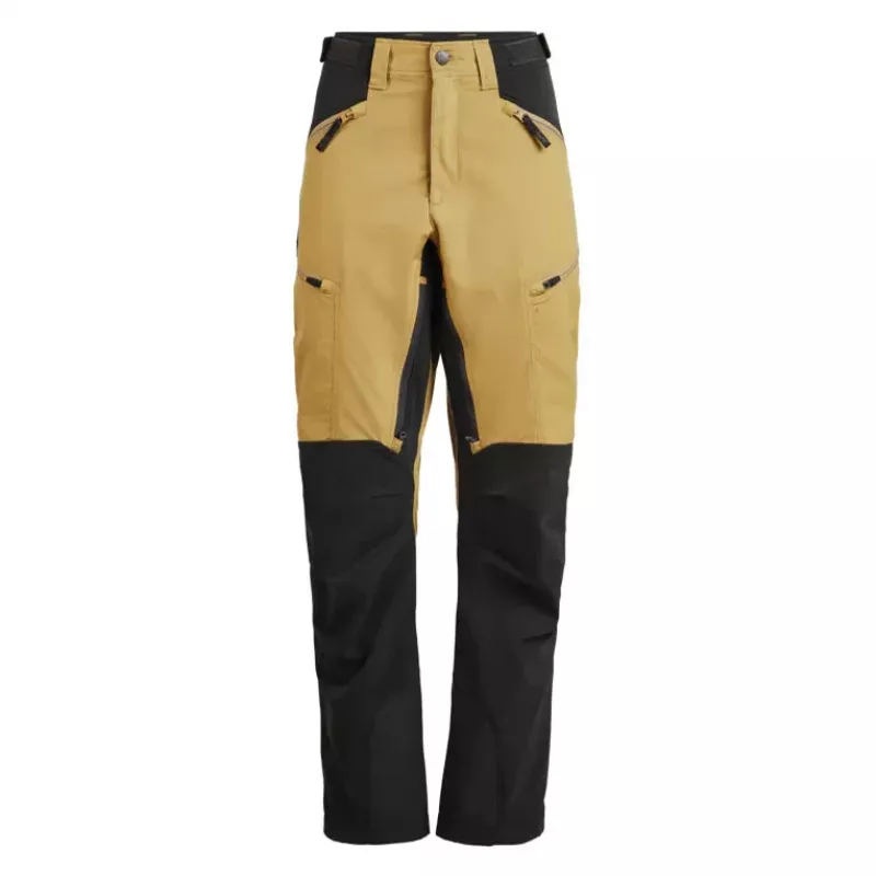 Lundhags Makke High Waist Curved naiste matkapüksid Hay/Charcoal