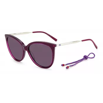 M Missoni naiste päikeseprillid MMI0119SFGV Havana pruun liblikakujuline atsetaatraam pruunide gradientpolükarbonaatklaasidega UV400 58mm