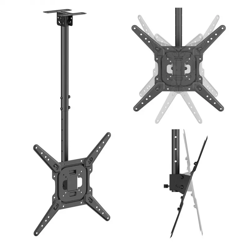 Maclean MC-174 Lae kinnitus 23-55 tolli teleritele, 35 kg, VESA 400x400, must