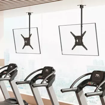 Maclean MC-174 Lae kinnitus 23-55 tolli teleritele, 35 kg, VESA 400x400, must
