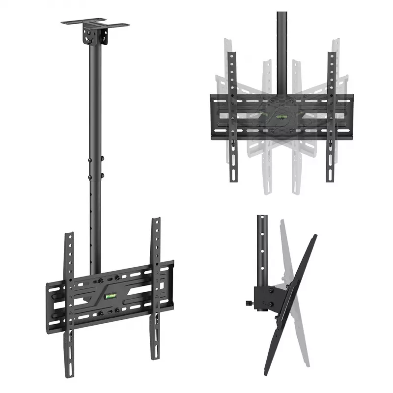 MACLEAN MC-175 Lae kinnitus 37–75 tolli teleritele, 50 kg, VESA 400x400, must