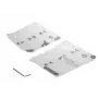 Maclean MC-715 Fikseeritud teleri seinakinnitus 13-27 tolli LCD LED Plasma ekraanidele, VESA 75x75 100x100, 20 kg, must
