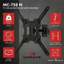Maclean MC-758 N fikseeritud seinakinnitus 23-65 tollistele teleritele ja monitoridele, 30 kg, VESA 400x400, must