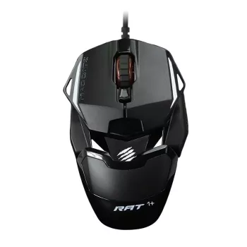 Mad Catz THE AUTHENTIC R.A.T. 1+ Gaming Mouse (MR01MCINBL000-0) - Must/Punane