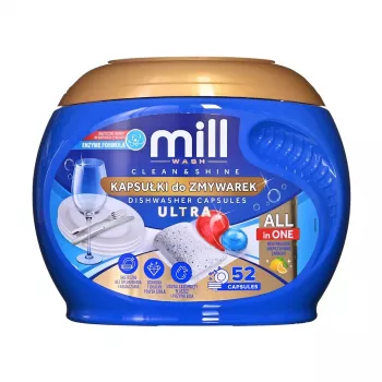MADONIS Mill Nõudepesuvahendi Komplekt - 3 Tükki (Sidruni Nõudepesuvedelik, Nõudepesumasina Vedelik, Sool)